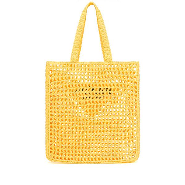 大人気！プラダ メッシュバッグ 新作コピー■ラフィアトートバッグ かごバッグ 1BG393_2A2T_F0009_V_OOO